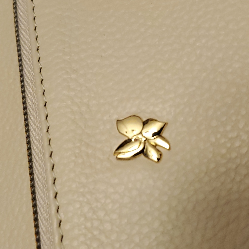 Ora Delphine Large Wristlet In Cream - image 3